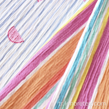 Örgü polyester pamuk spandex krep kırışık baskı kumaş